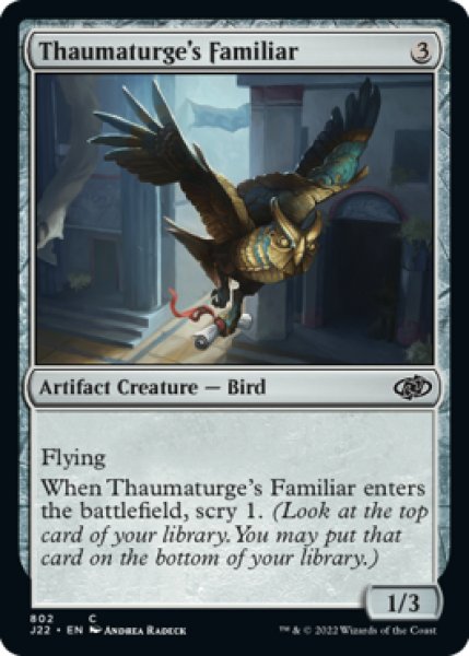 Photo1: Thaumaturge's Familiar 【ENG】 [J22-Artifact-C] (1)