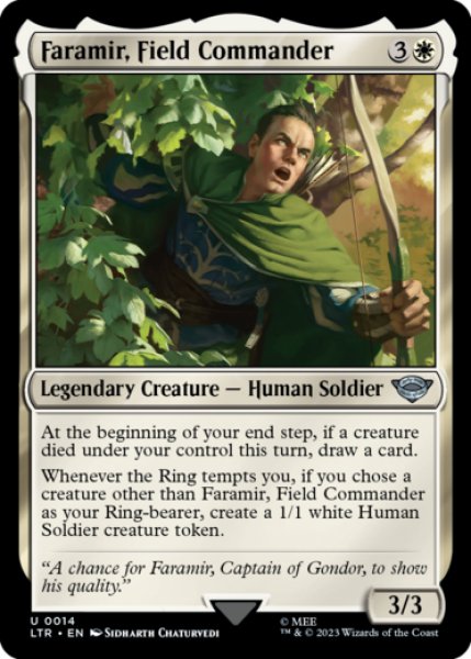 Photo1: Faramir, Field Commander 【ENG】 [LTR-White-U] (1)