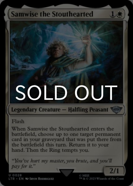 Photo1: Samwise the Stouthearted 【ENG】 [LTR-White-U] (1)