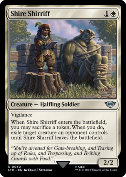 Photo1: Shire Shirriff 【ENG】 [LTR-White-U] (1)