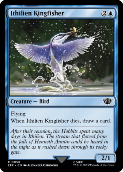 Photo1: Ithilien Kingfisher 【ENG】 [LTR-Blue-C] (1)