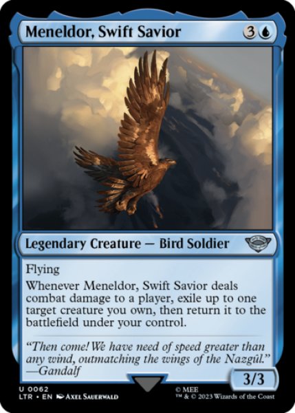 Photo1: Meneldor, Swift Savior 【ENG】 [LTR-Blue-U] (1)