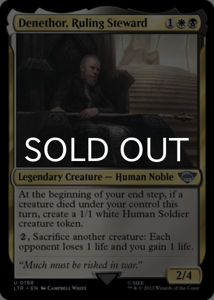 Photo1: Denethor, Ruling Steward 【ENG】 [LTR-Multi-U] (1)