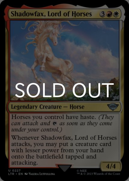 Photo1: Shadowfax, Lord of Horses 【ENG】 [LTR-Multi-U] (1)