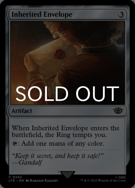 Photo1: Inherited Envelope 【ENG】 [LTR-Artifact-C] (1)
