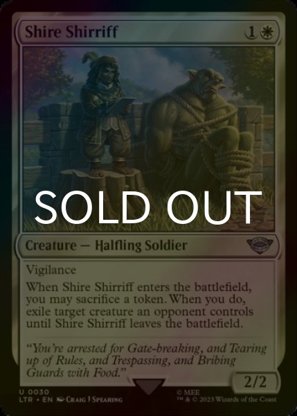 Photo1: [FOIL] Shire Shirriff 【ENG】 [LTR-White-U] (1)