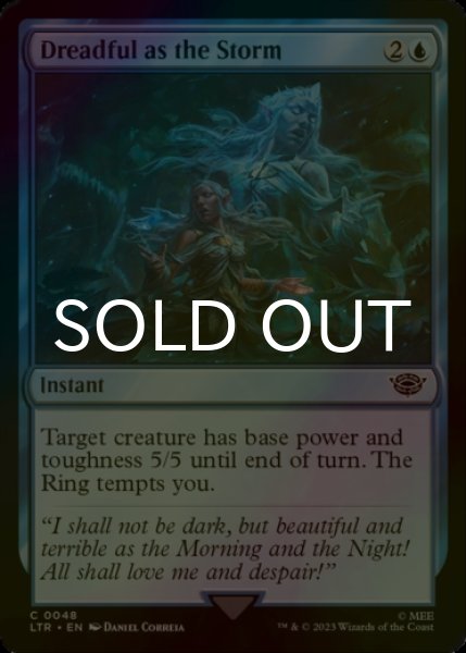 Photo1: [FOIL] Dreadful as the Storm 【ENG】 [LTR-Blue-C] (1)