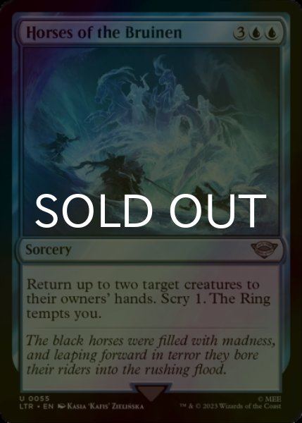 Photo1: [FOIL] Horses of the Bruinen 【ENG】 [LTR-Blue-U] (1)