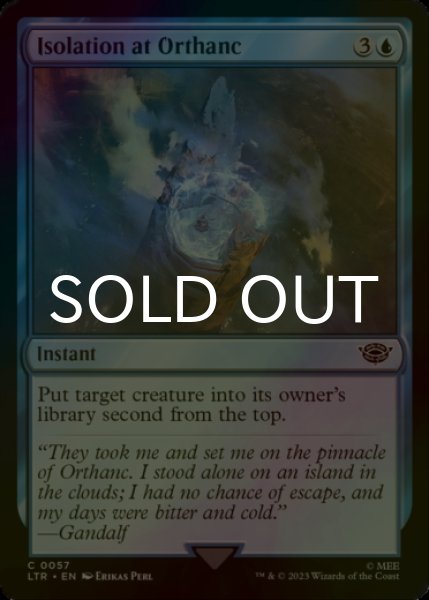 Photo1: [FOIL] Isolation at Orthanc 【ENG】 [LTR-Blue-C] (1)