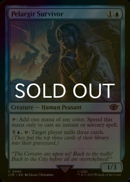 Photo1: [FOIL] Pelargir Survivor 【ENG】 [LTR-Blue-C] (1)