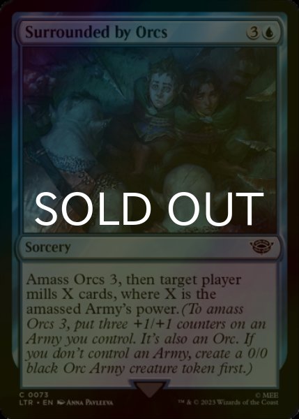 Photo1: [FOIL] Surrounded by Orcs 【ENG】 [LTR-Blue-C] (1)