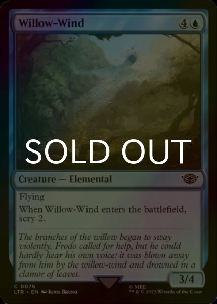 Photo1: [FOIL] Willow-Wind 【ENG】 [LTR-Blue-C] (1)