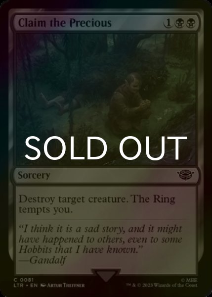 Photo1: [FOIL] Claim the Precious 【ENG】 [LTR-Black-C] (1)