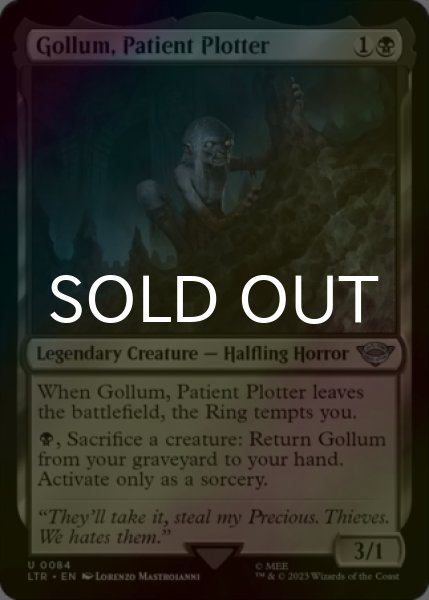 Photo1: [FOIL] Gollum, Patient Plotter 【ENG】 [LTR-Black-U] (1)