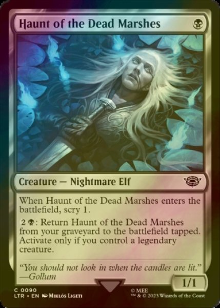 Photo1: [FOIL] Haunt of the Dead Marshes 【ENG】 [LTR-Black-C] (1)