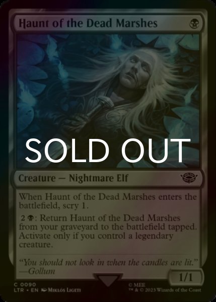 Photo1: [FOIL] Haunt of the Dead Marshes 【ENG】 [LTR-Black-C] (1)