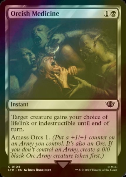 Photo1: [FOIL] Orcish Medicine 【ENG】 [LTR-Black-C] (1)