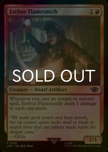 Photo1: [FOIL] Erebor Flamesmith 【ENG】 [LTR-Red-C] (1)