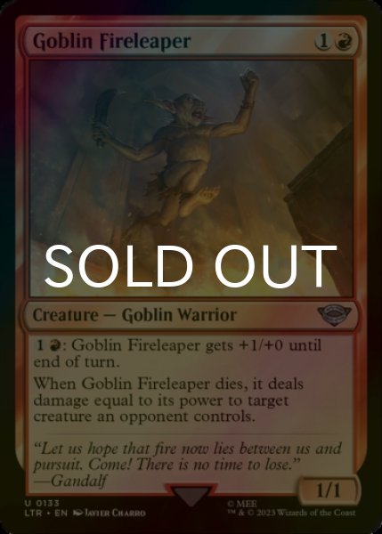 Photo1: [FOIL] Goblin Fireleaper 【ENG】 [LTR-Red-U] (1)