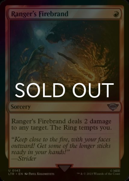 Photo1: [FOIL] Ranger's Firebrand 【ENG】 [LTR-Red-U] (1)