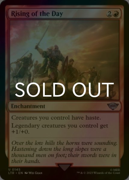 Photo1: [FOIL] Rising of the Day 【ENG】 [LTR-Red-U] (1)