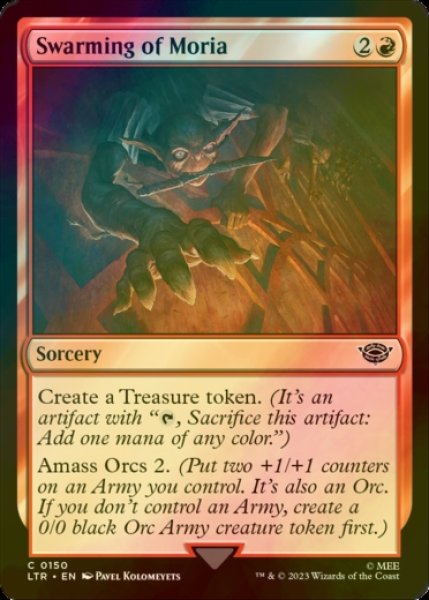 Photo1: [FOIL] Swarming of Moria 【ENG】 [LTR-Red-C] (1)