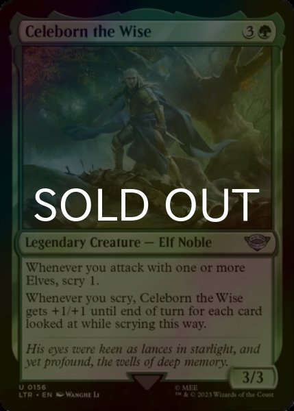 Photo1: [FOIL] Celeborn the Wise 【ENG】 [LTR-Green-U] (1)