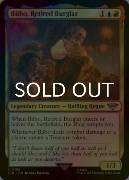 Photo1: [FOIL] Bilbo, Retired Burglar 【ENG】 [LTR-Multi-U] (1)