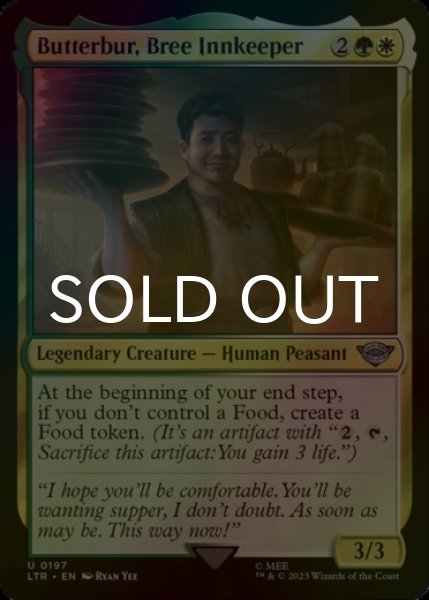 Photo1: [FOIL] Butterbur, Bree Innkeeper 【ENG】 [LTR-Multi-U] (1)