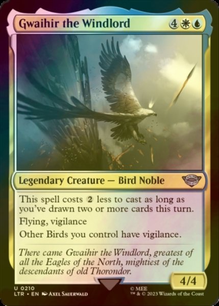 Photo1: [FOIL] Gwaihir the Windlord 【ENG】 [LTR-Multi-U] (1)