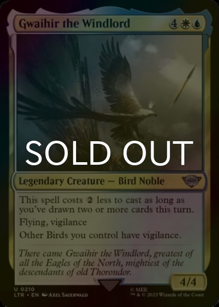 Photo1: [FOIL] Gwaihir the Windlord 【ENG】 [LTR-Multi-U] (1)