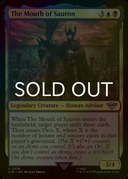 Photo1: [FOIL] The Mouth of Sauron 【ENG】 [LTR-Multi-U] (1)