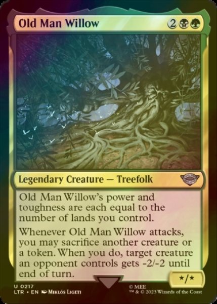 Photo1: [FOIL] Old Man Willow 【ENG】 [LTR-Multi-U] (1)