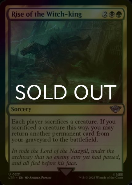Photo1: [FOIL] Rise of the Witch-King 【ENG】 [LTR-Multi-U] (1)