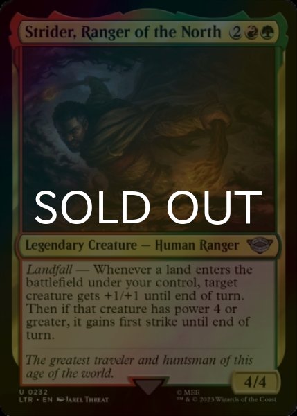 Photo1: [FOIL] Strider, Ranger of the North 【ENG】 [LTR-Multi-U] (1)