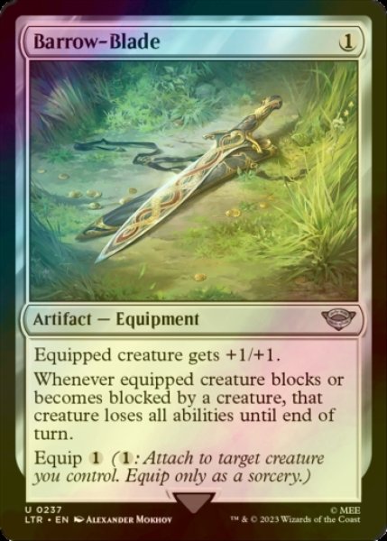 Photo1: [FOIL] Barrow-Blade 【ENG】 [LTR-Artifact-U] (1)