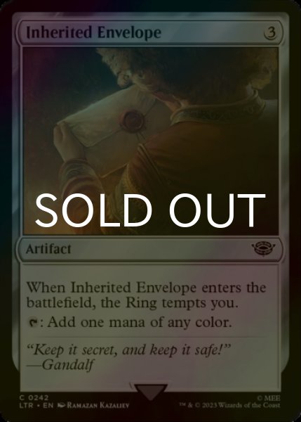 Photo1: [FOIL] Inherited Envelope 【ENG】 [LTR-Artifact-C] (1)