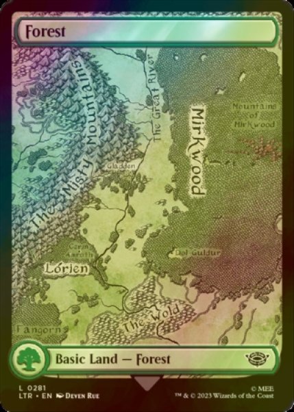 Photo1: [FOIL] Forest No.281 (Borderless) 【ENG】 [LTR-Land-C] (1)
