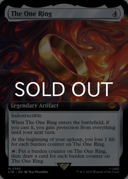 Photo1: The One Ring (Extended Art) 【ENG】 [LTR-Artifact-MR] (1)