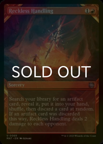 Photo1: [FOIL] Reckless Handling (Showcase) 【ENG】 [MAT-Red-U] (1)