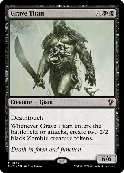 Photo1: Grave Titan 【ENG】 [MKC-Black-MR] (1)
