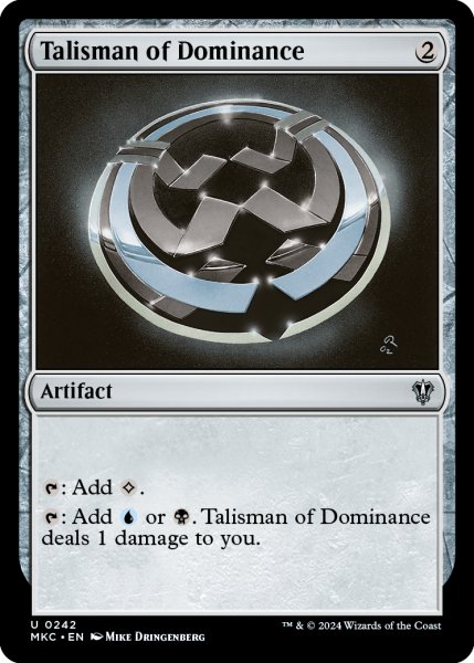 Photo1: Talisman of Dominance 【ENG】 [MKC-Artifact-U] (1)