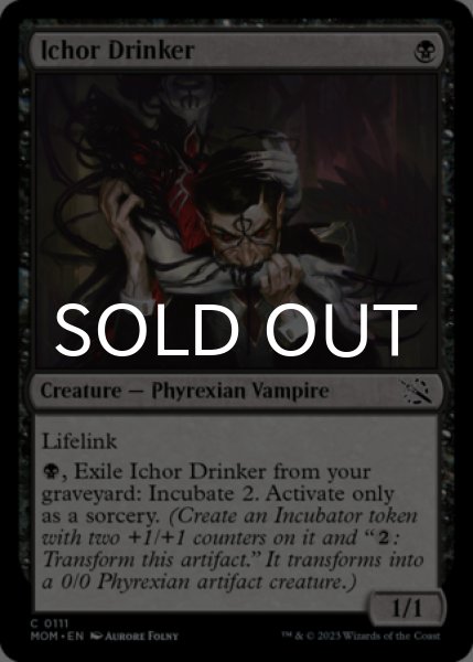 Photo1: Ichor Drinker 【ENG】 [MOM-Black-C] (1)
