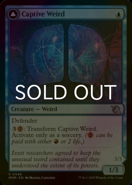 Photo1: [FOIL] Captive Weird 【ENG】 [MOM-Blue-U] (1)