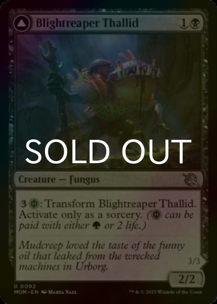 Photo1: [FOIL] Blightreaper Thallid 【ENG】 [MOM-Black-U] (1)