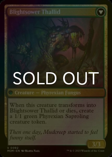 Photo2: [FOIL] Blightreaper Thallid 【ENG】 [MOM-Black-U] (2)