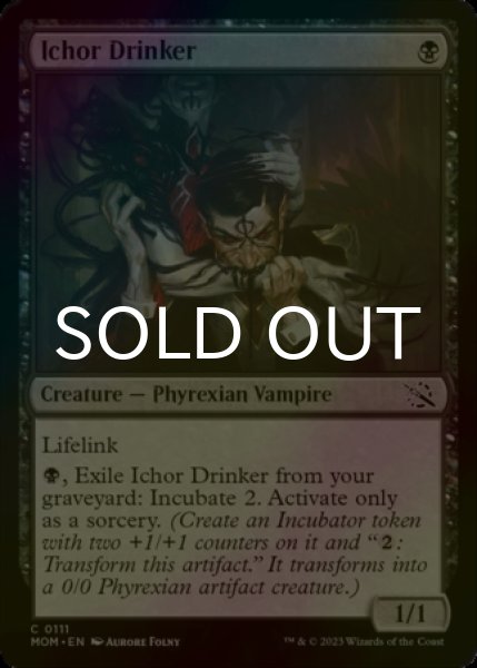 Photo1: [FOIL] Ichor Drinker 【ENG】 [MOM-Black-C] (1)