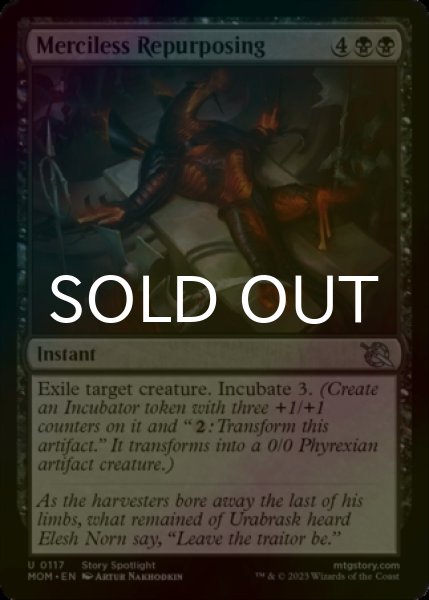 Photo1: [FOIL] Merciless Repurposing 【ENG】 [MOM-Black-U] (1)