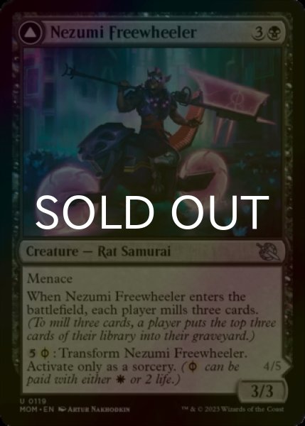 Photo1: [FOIL] Nezumi Freewheeler 【ENG】 [MOM-Black-U] (1)