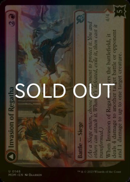 Photo1: [FOIL] Invasion of Regatha 【ENG】 [MOM-Red-U] (1)